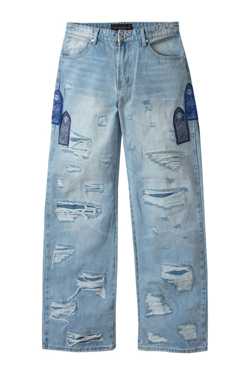 SIDE PATCH RELAXATION DENIM