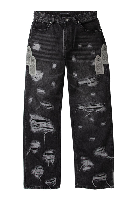 SIDE PATCH RELAXATION DENIM