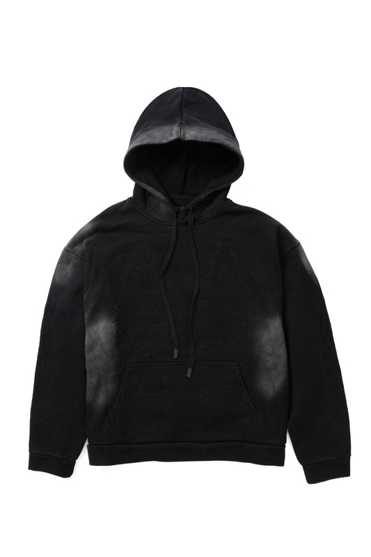 THORNED HOODED PULLOVER