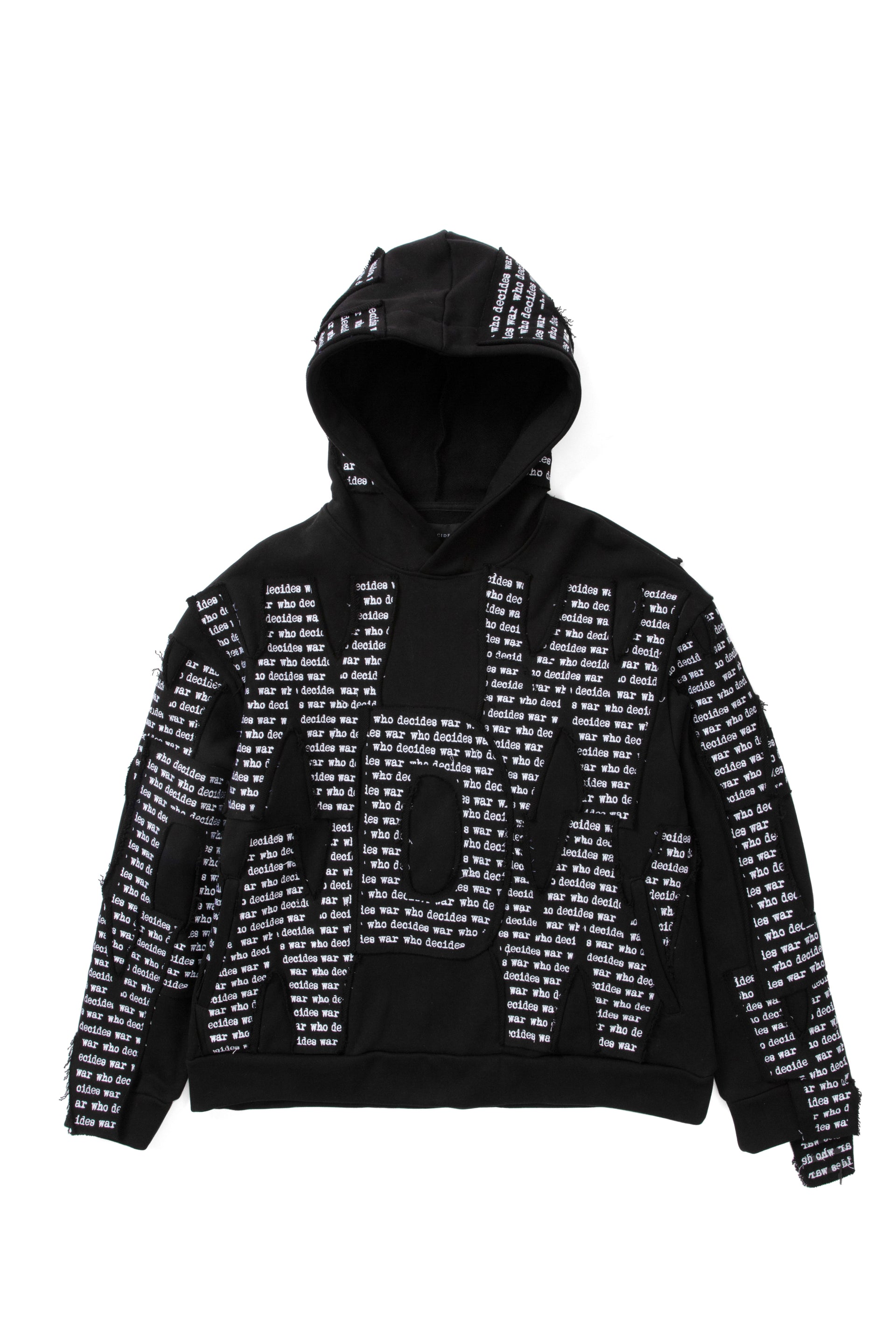 WDW OVERLAY HOODIE – WHO DECIDES WAR