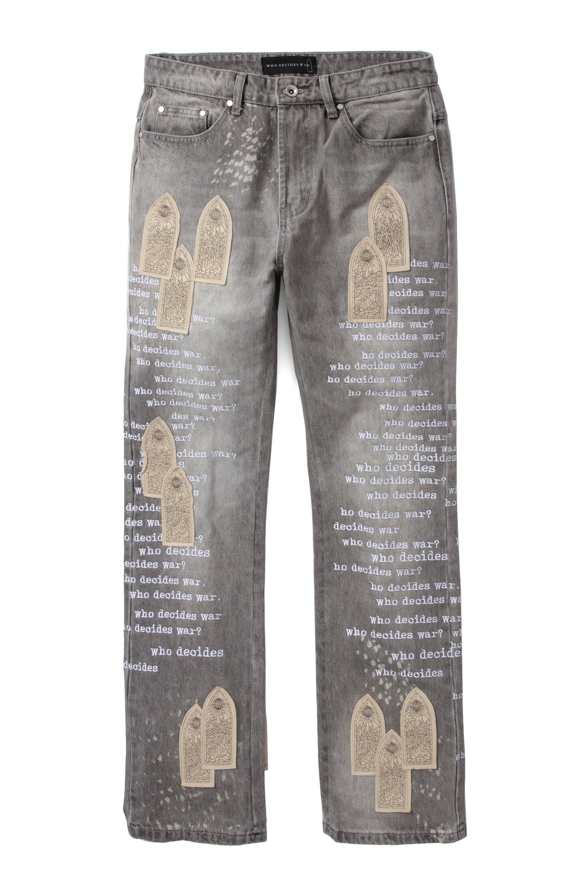 SCRIPTURE DENIM – WHO DECIDES WAR