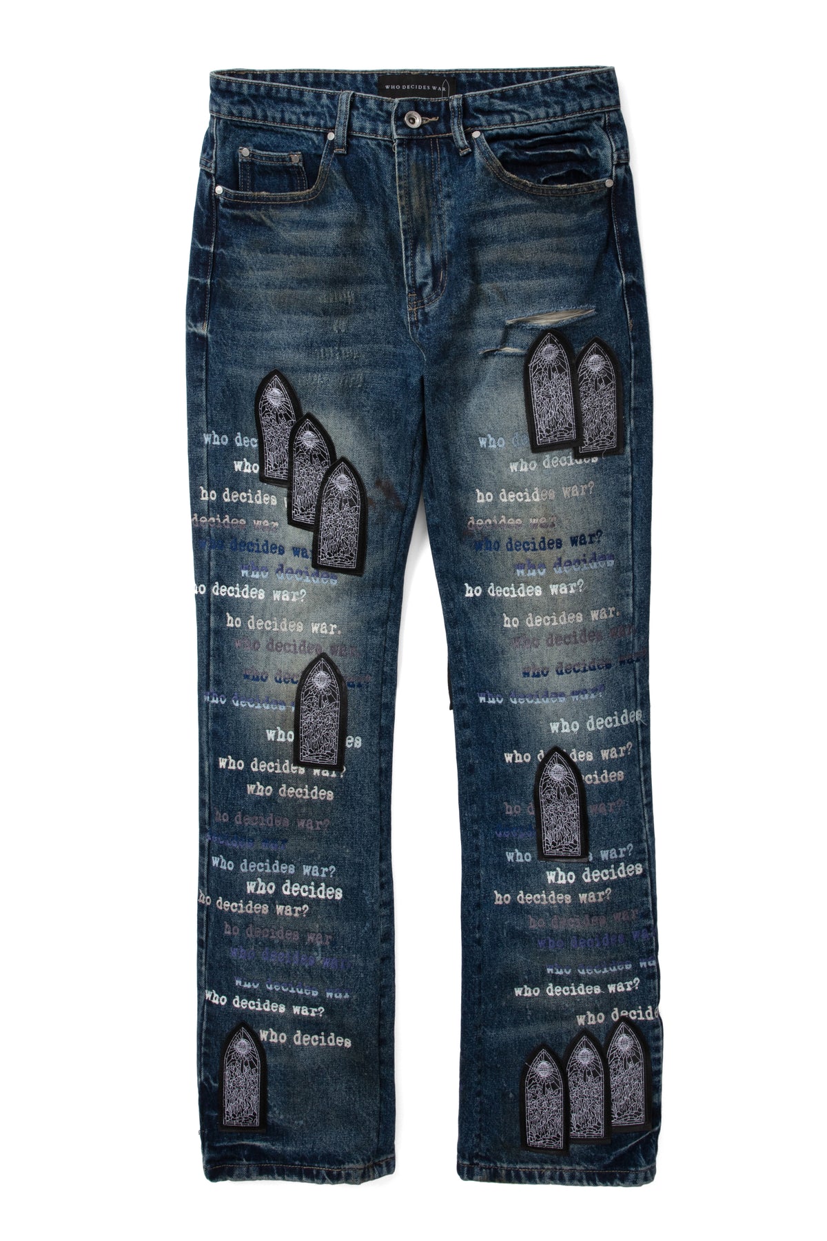 SCRIPTURE DENIM – WHO DECIDES WAR