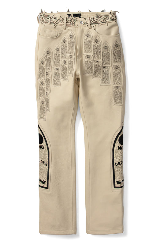 PATCHED ARCH EMBROIDERED PANT