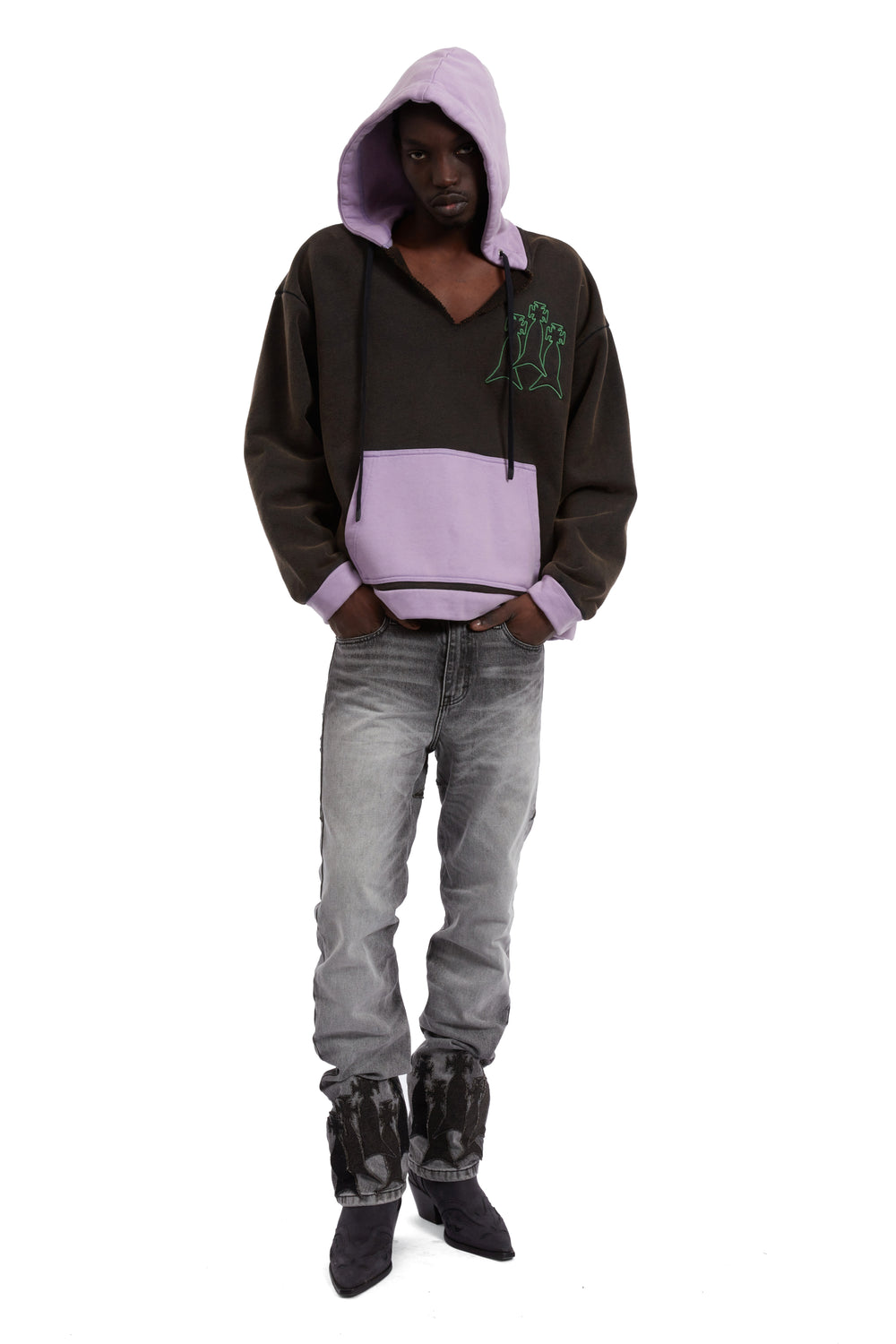 LIVE MIND HOODED PULLOVER
