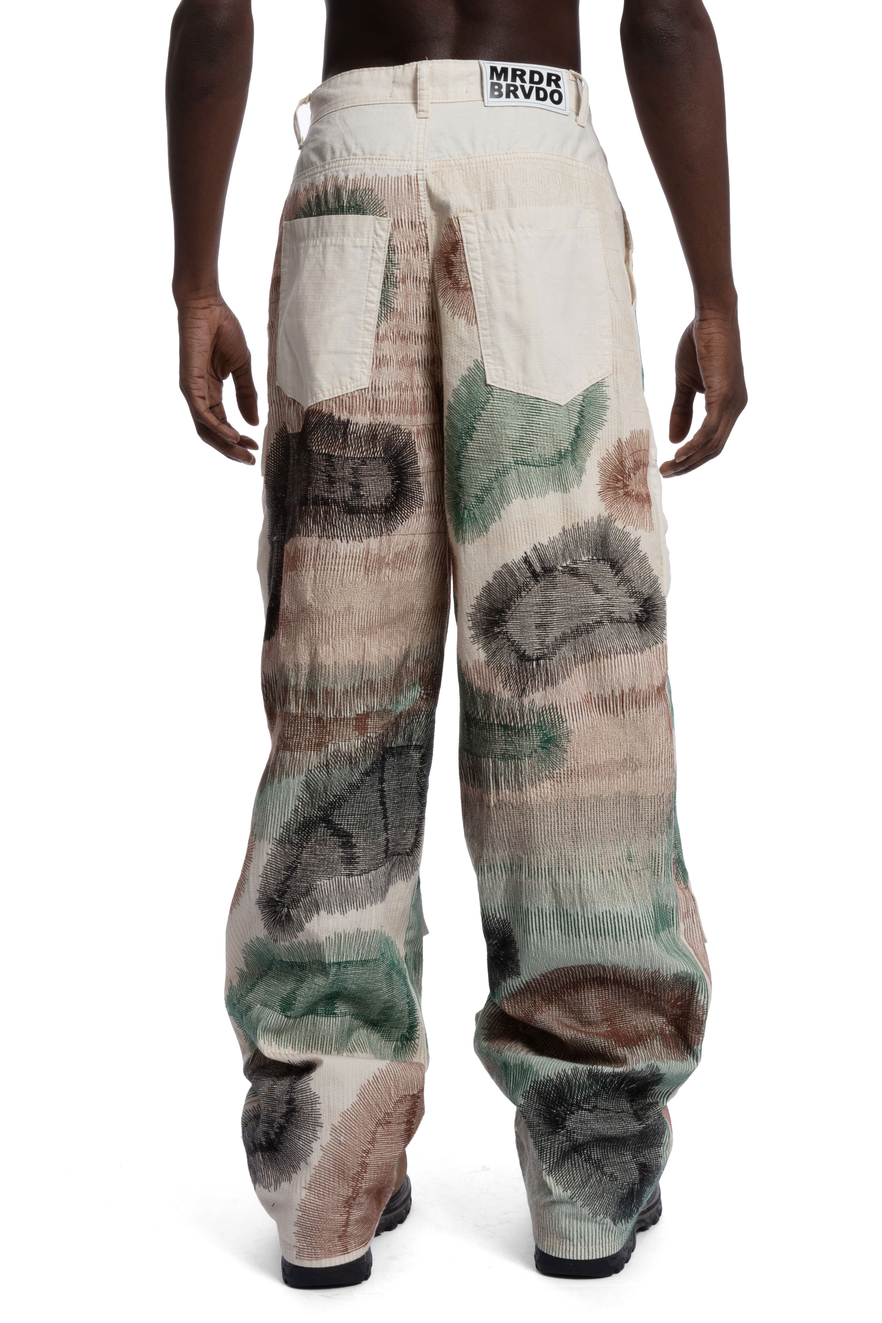 CAMOUFLAGE EMBROIDERY PANT