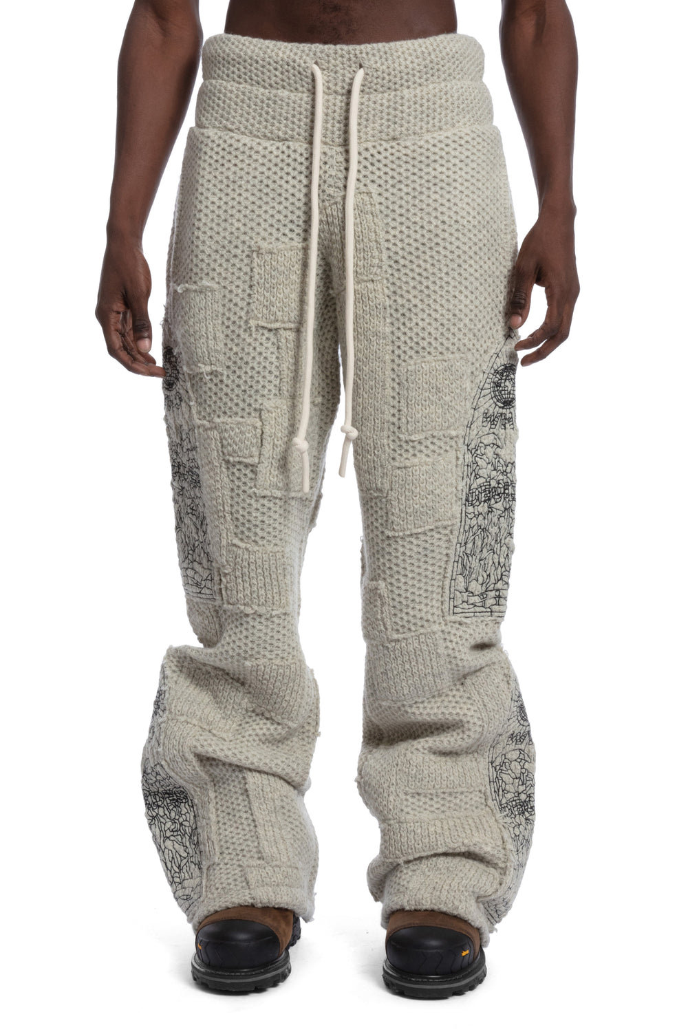 WAFFLE WINDOW SWEATPANT