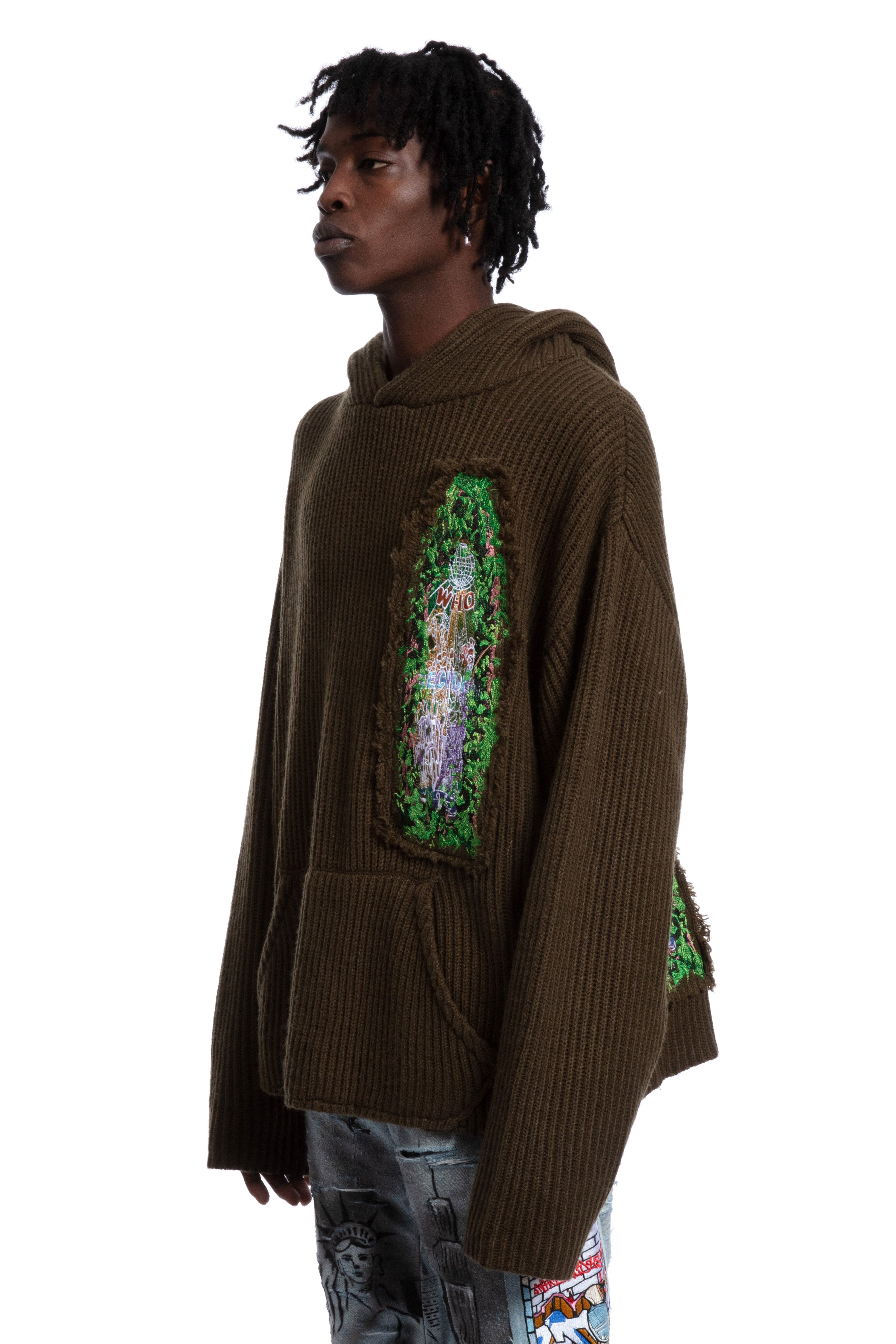 CLOAK HOODED SWEATER