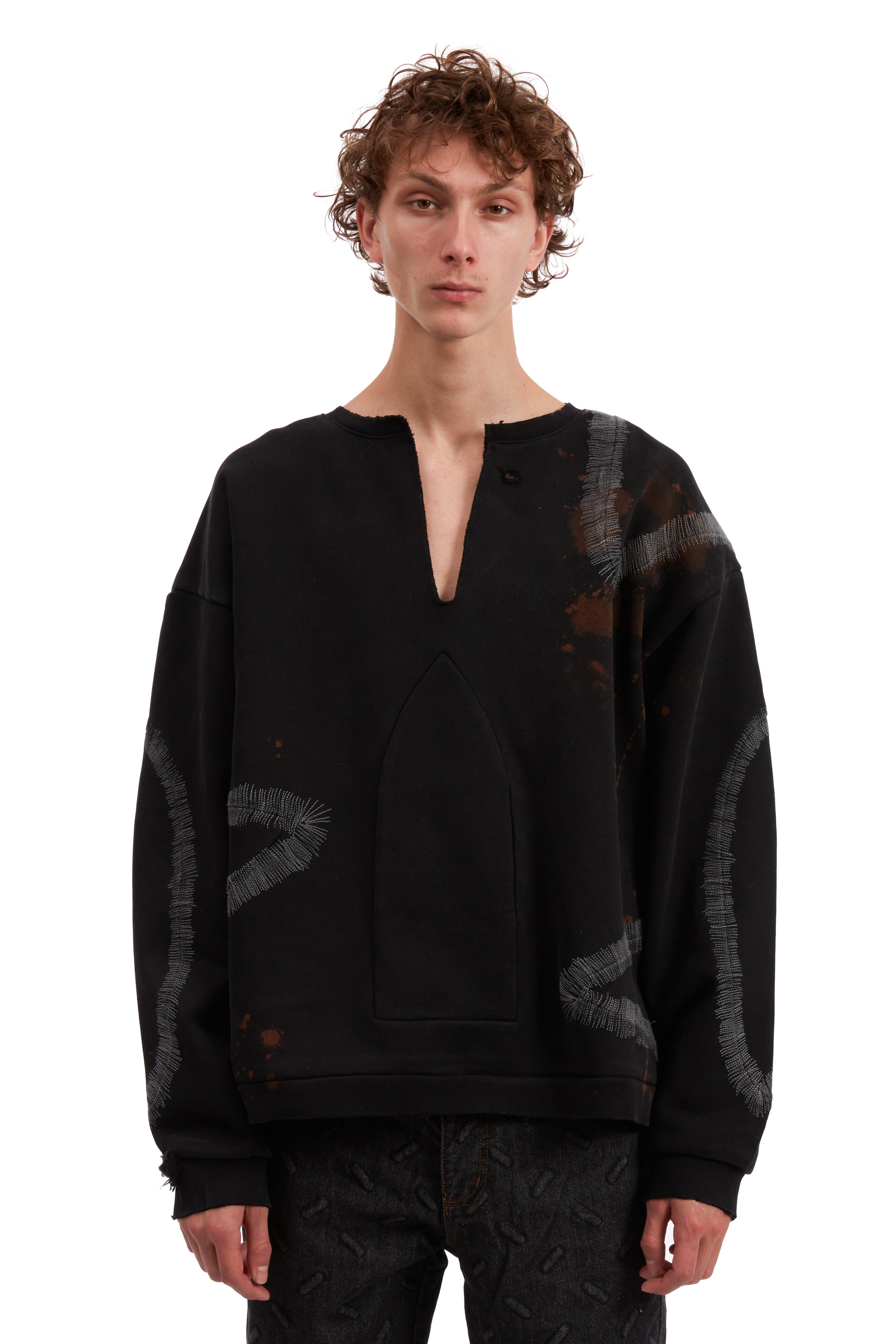 WINDOWED PULLOVER