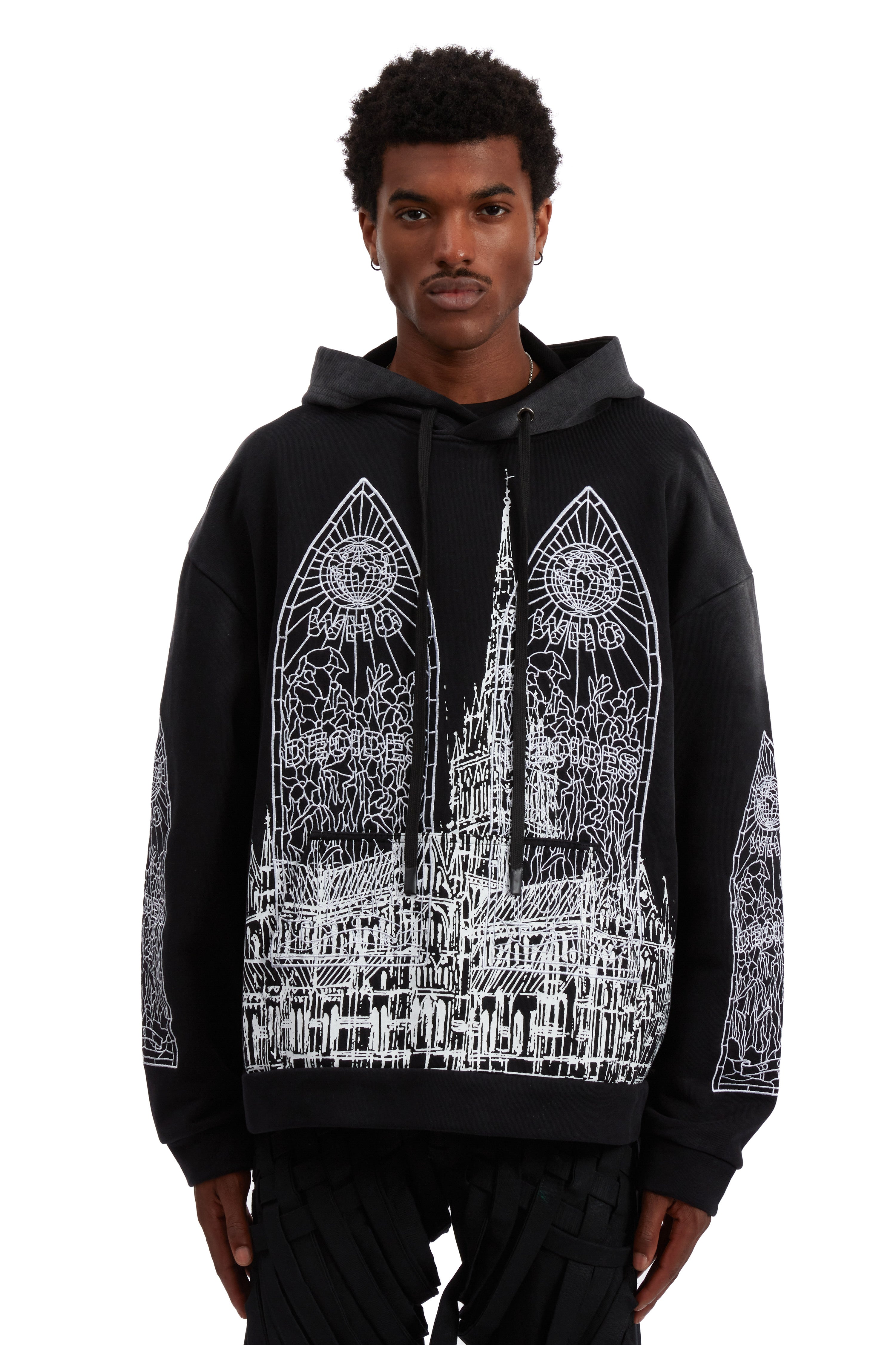 CATHEDRAL HOODED PULLOVER