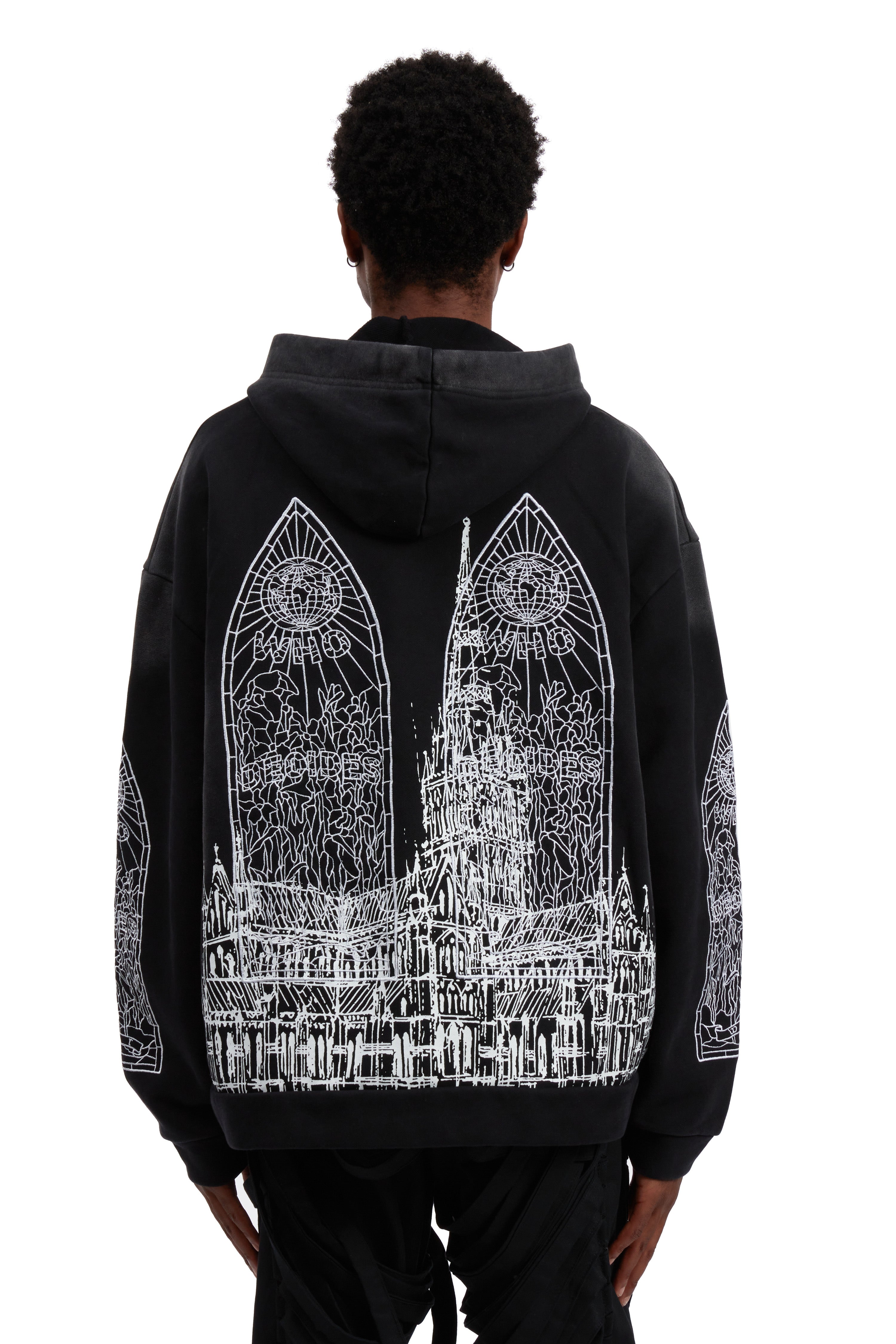 CATHEDRAL HOODED PULLOVER