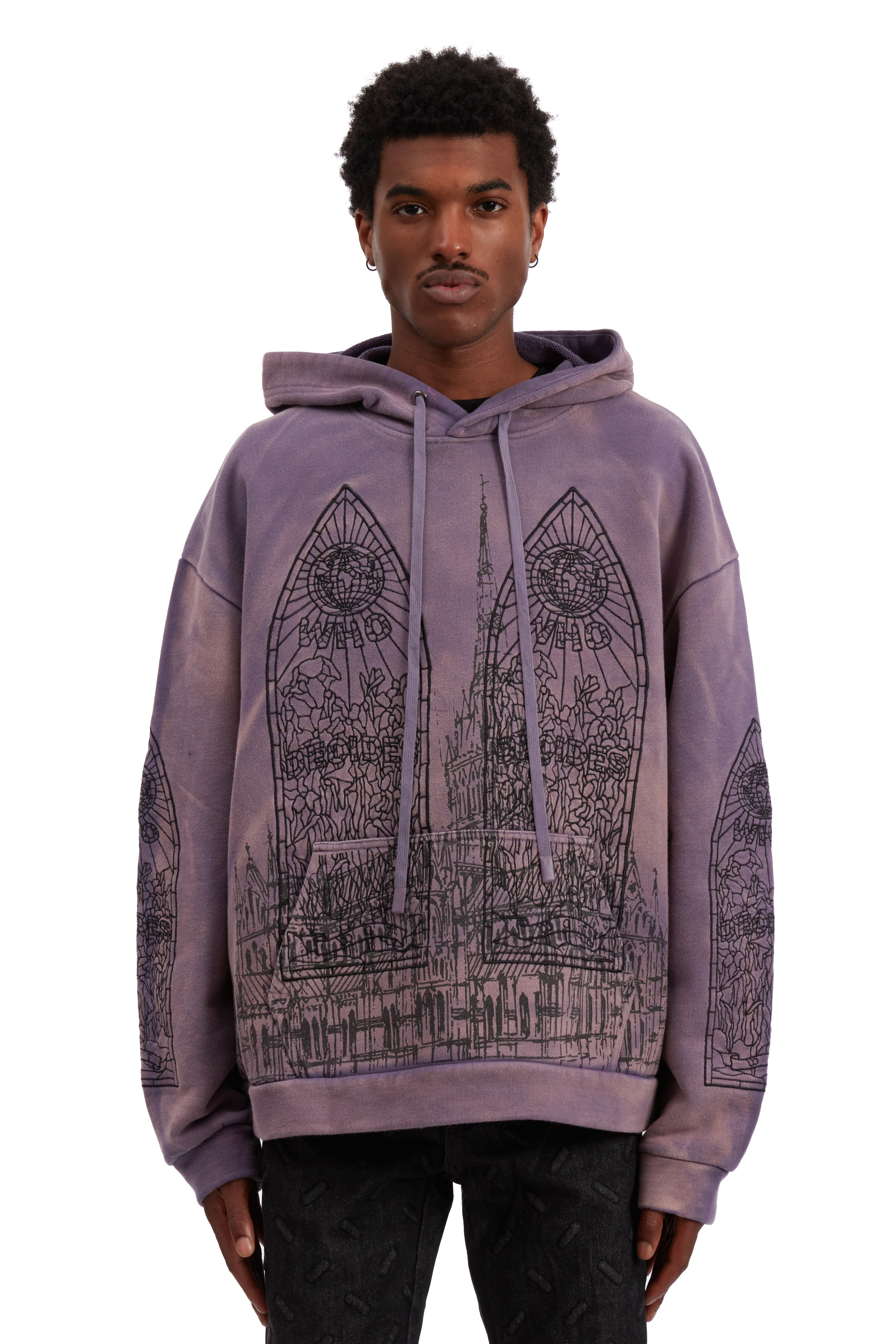 CATHEDRAL HOODED PULLOVER