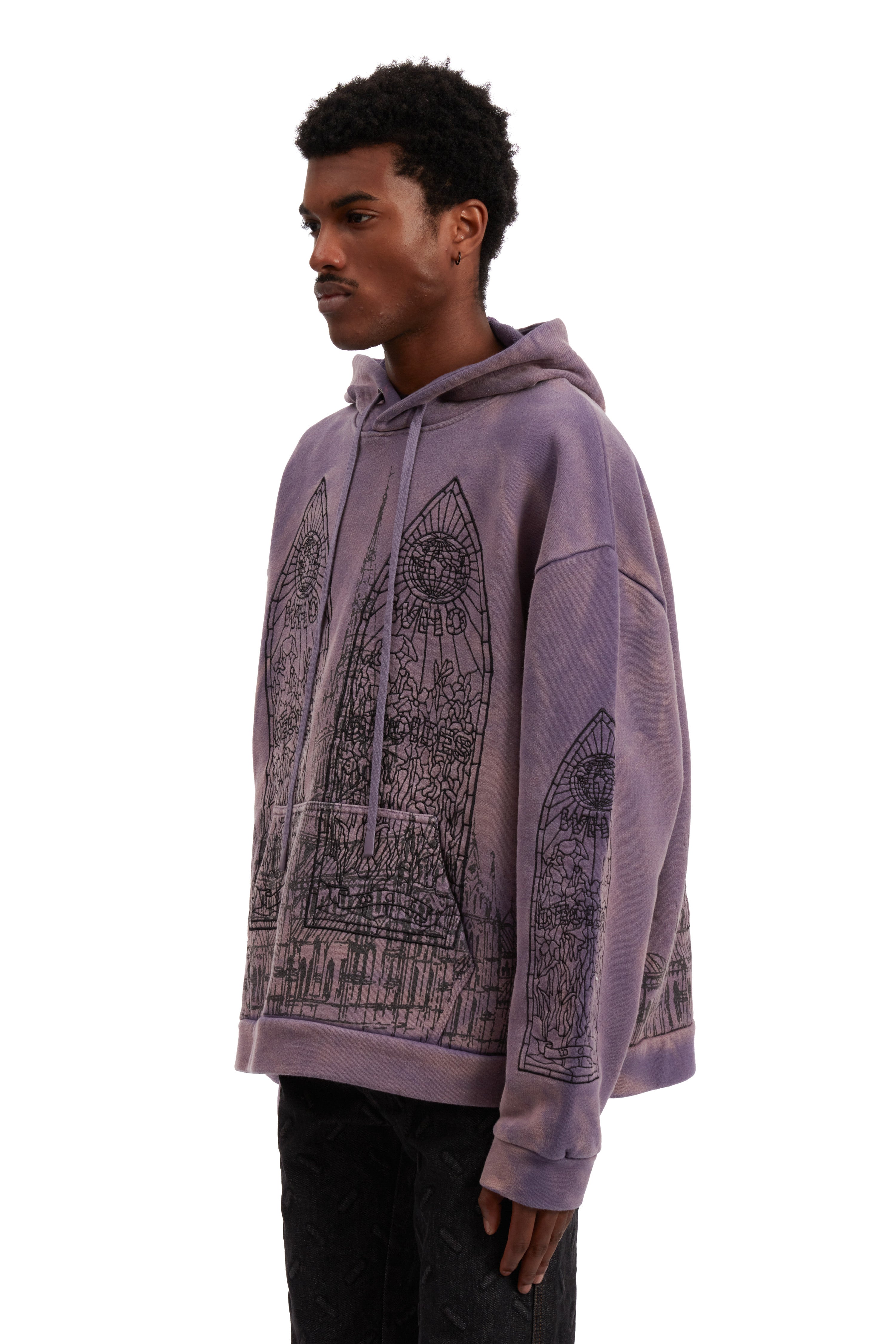 CATHEDRAL HOODED PULLOVER