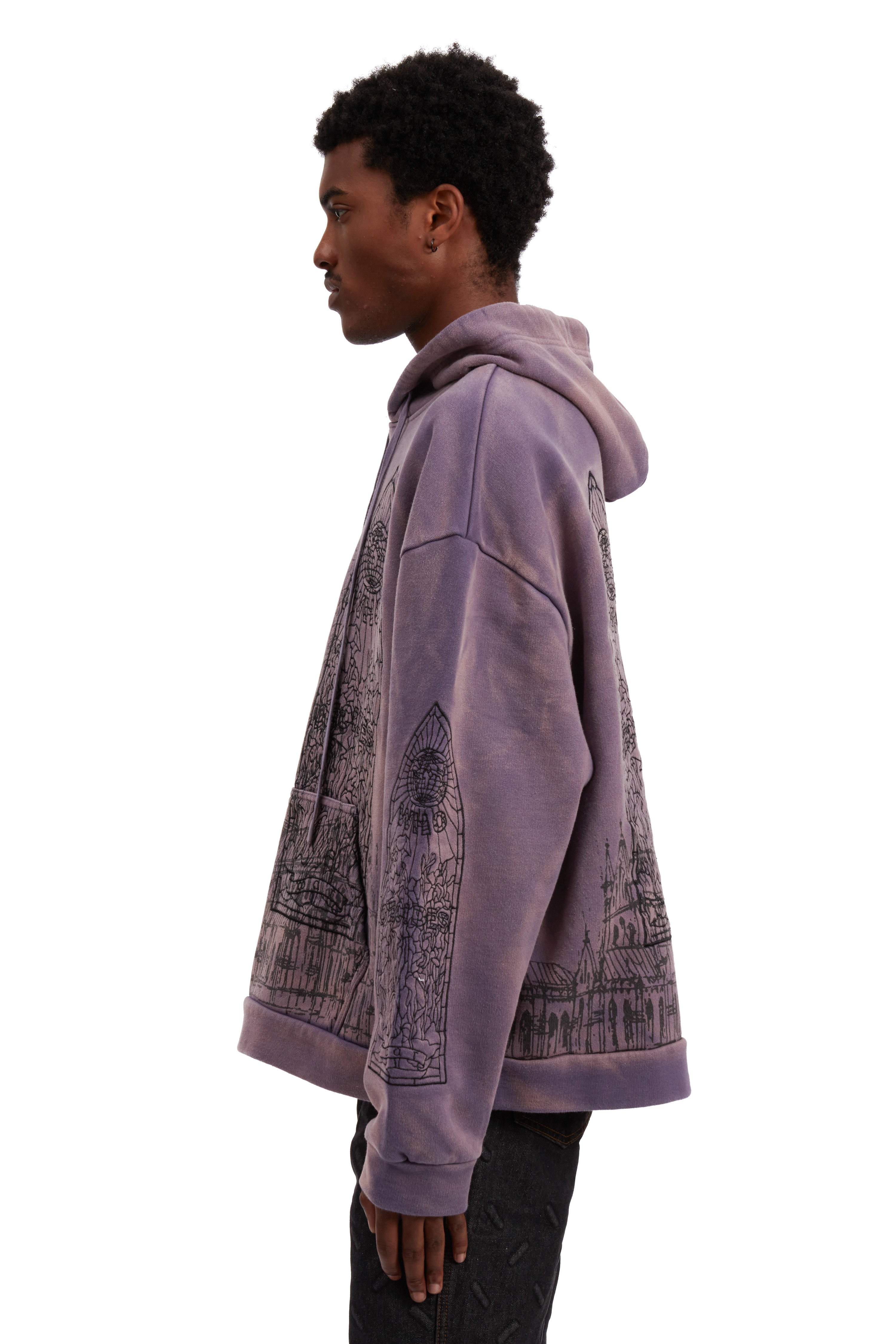 CATHEDRAL HOODED PULLOVER