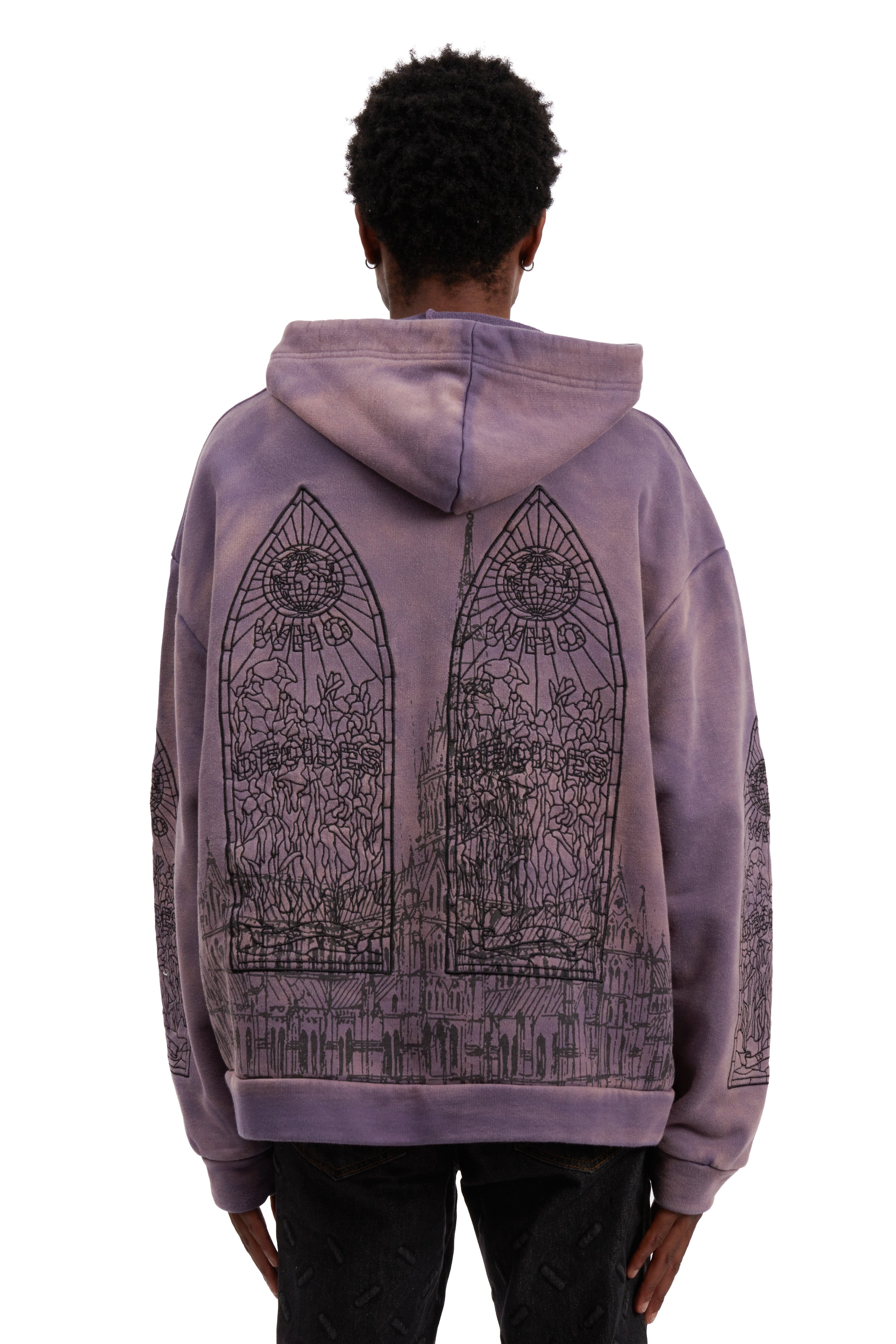 CATHEDRAL HOODED PULLOVER