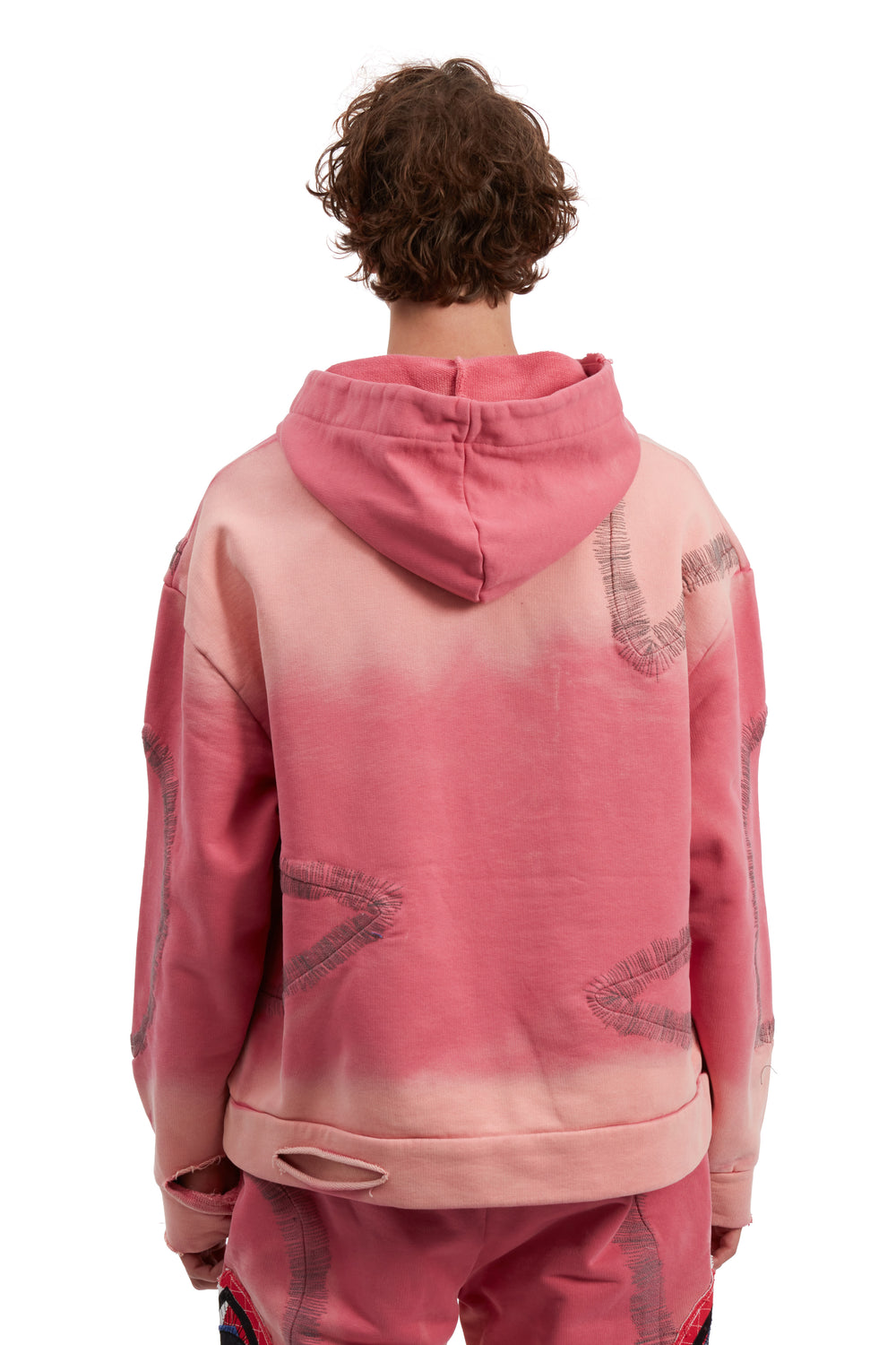 WINDOWED HOODED PULLOVER