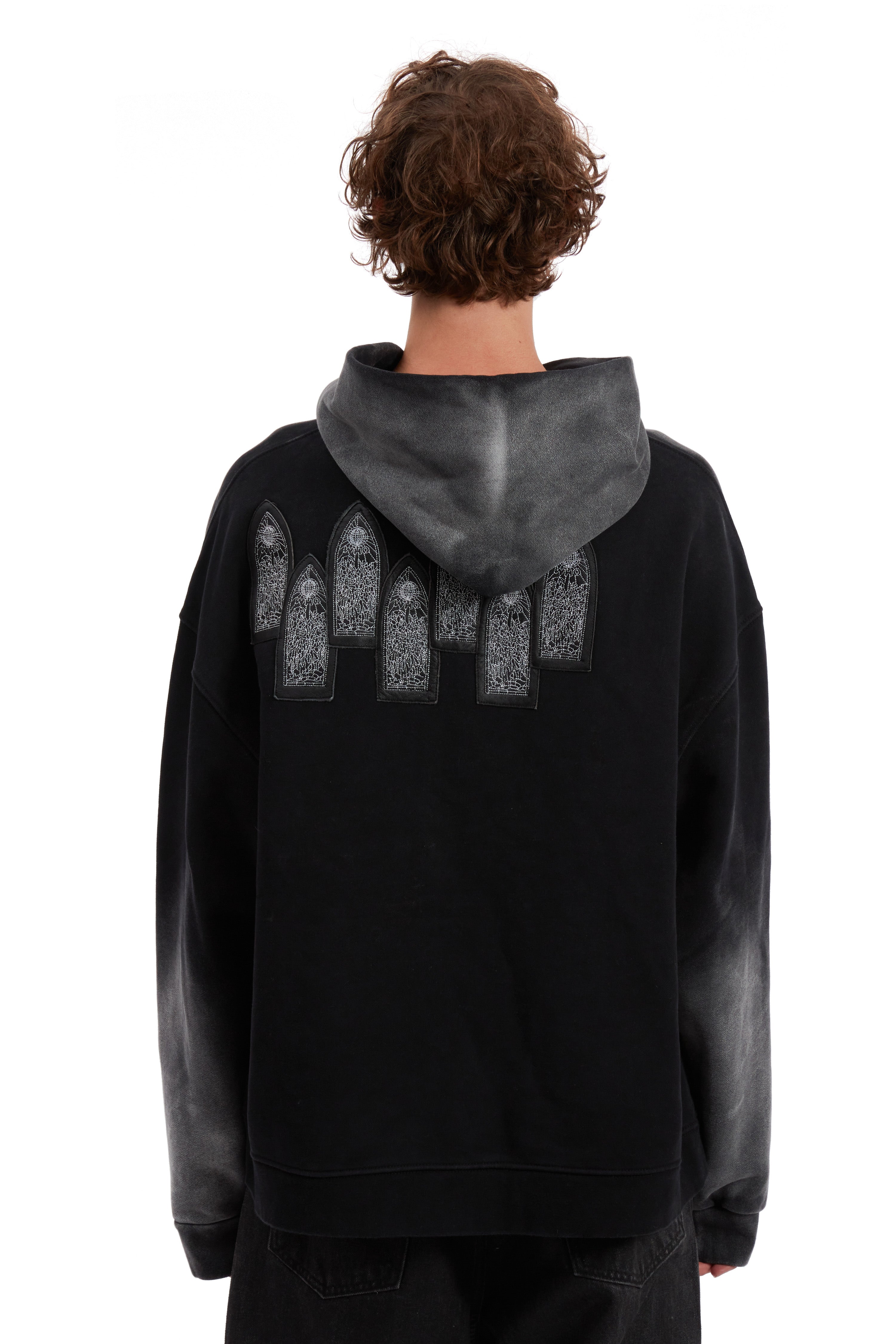 FADED HOODED PULLOVER