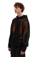 WINDOWED HOODED PULLOVER
