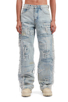 ULTRA FLARE DISTRESSED DENIM