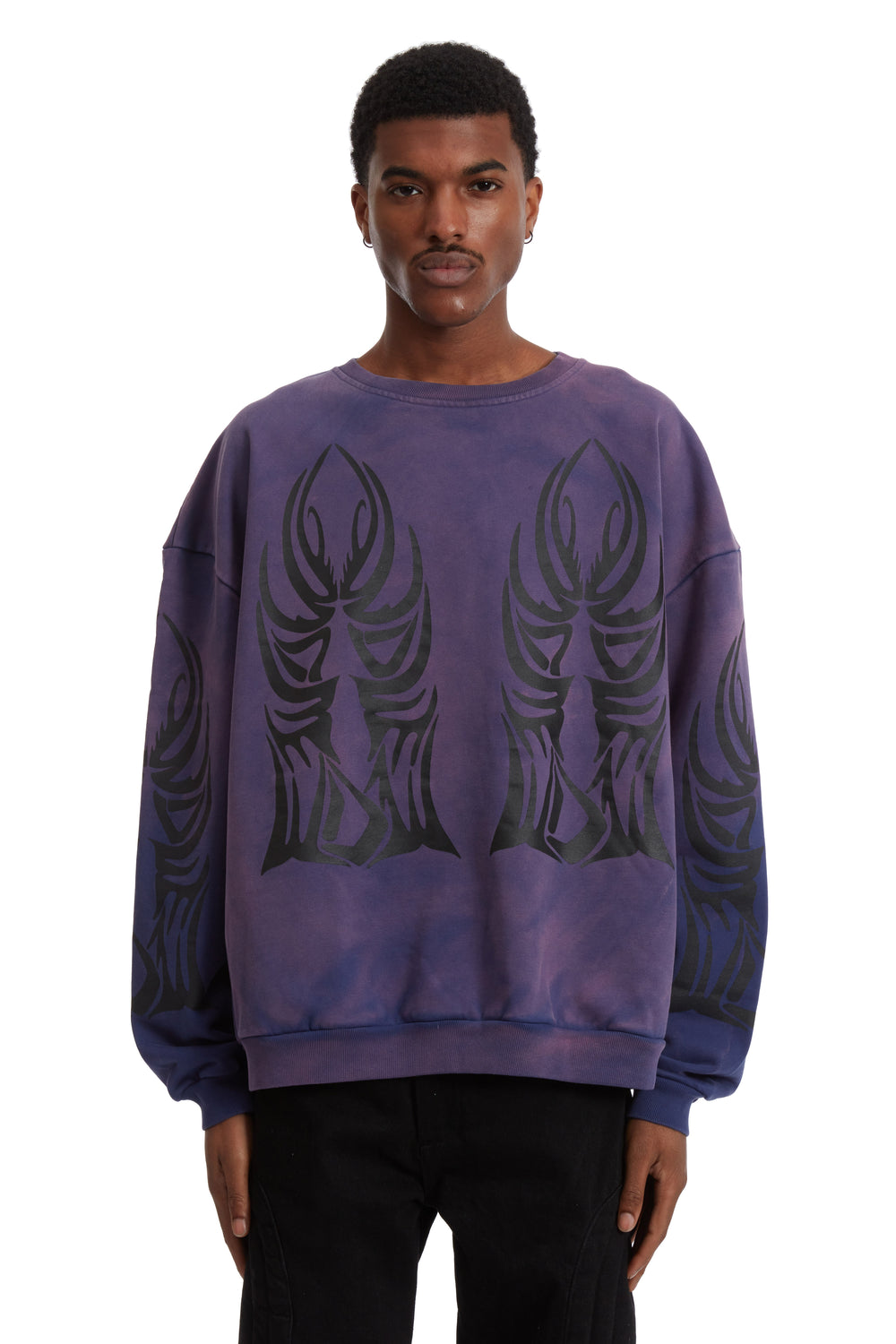 WINGED LOGO CREWNECK SWEATER