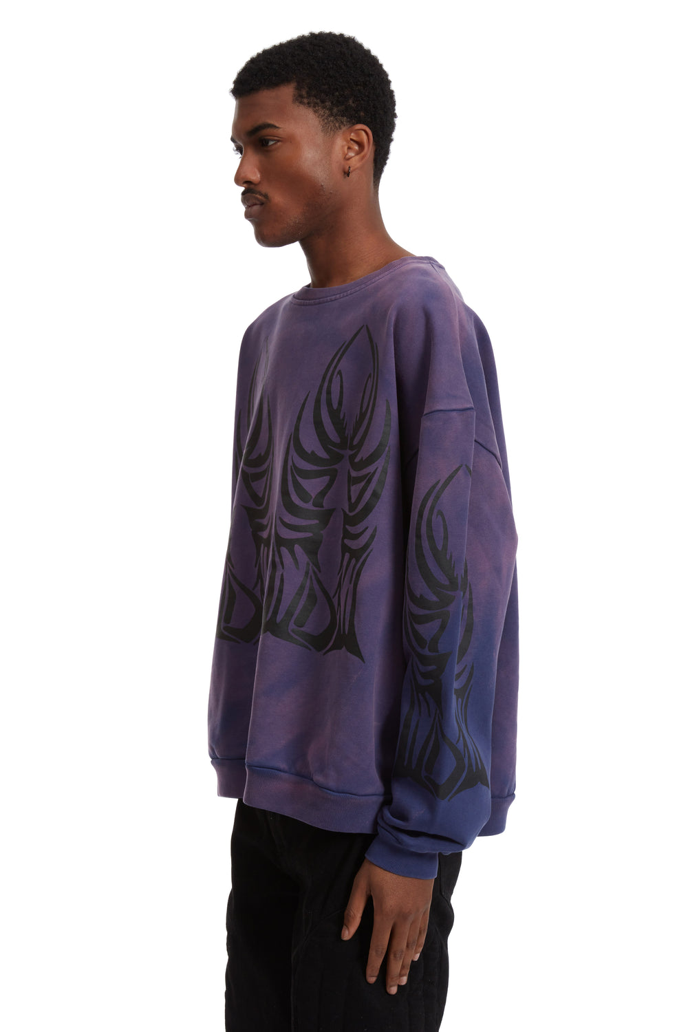 WINGED LOGO CREWNECK SWEATER