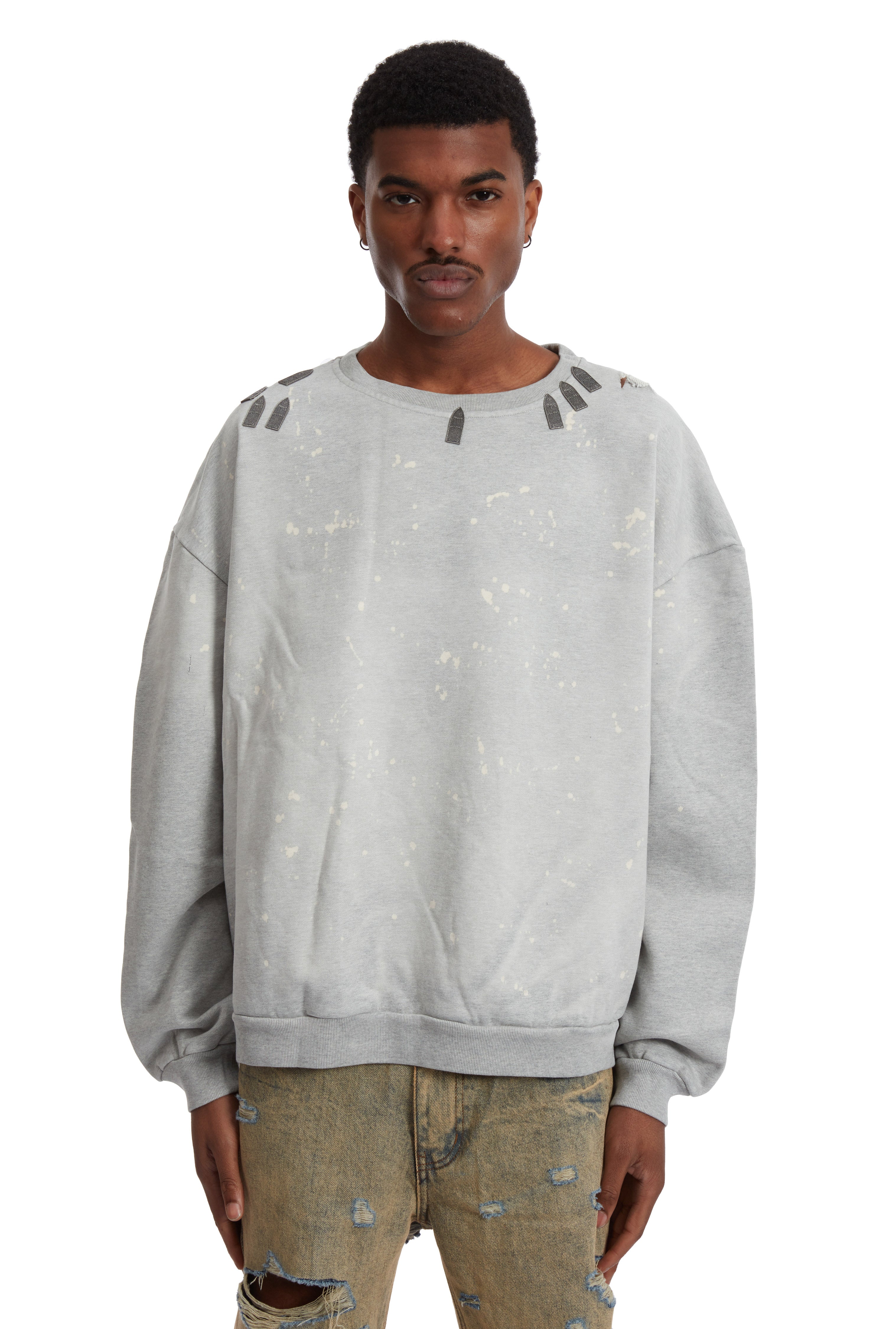 HARDWARE CREWNECK SWEATER