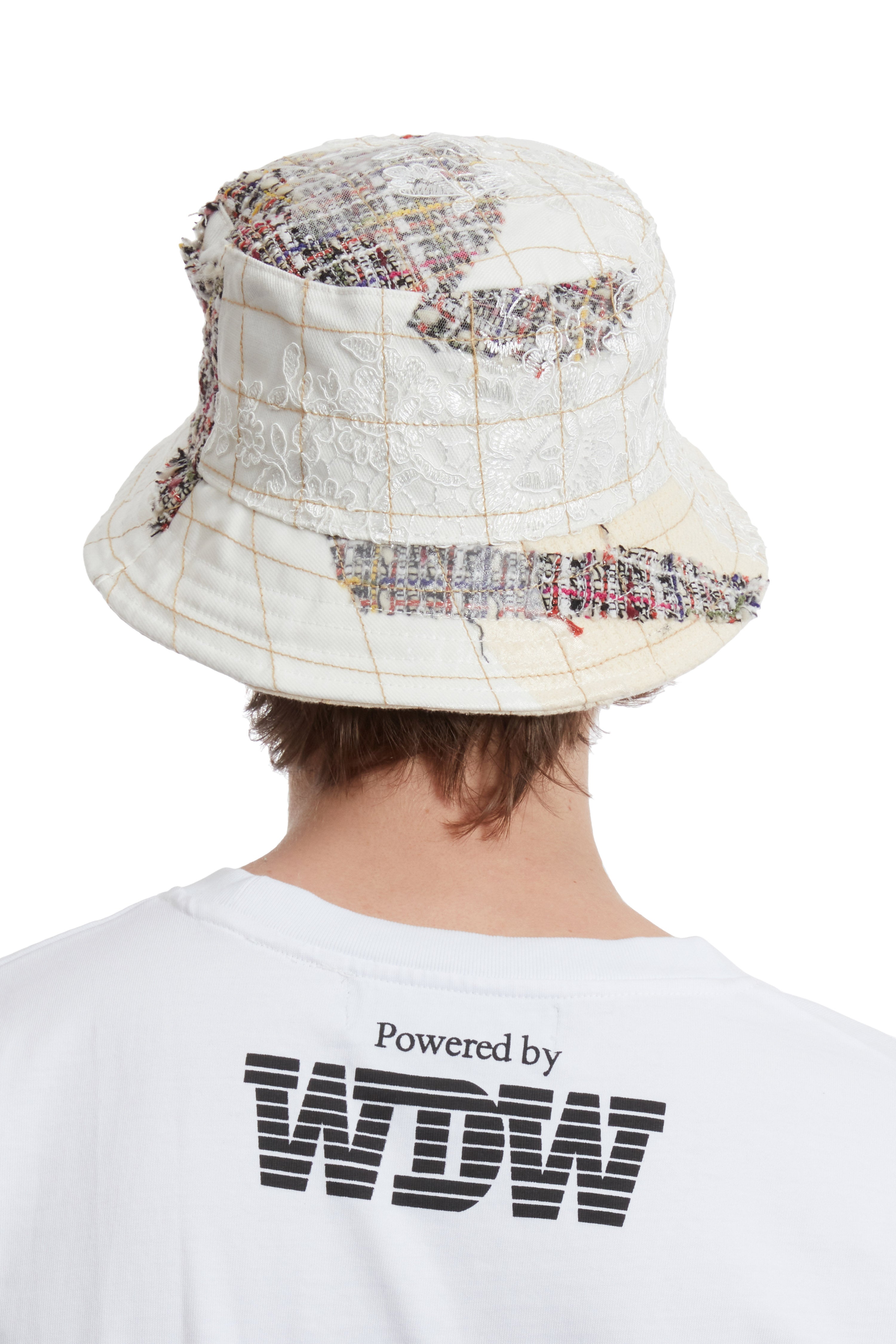 TWEED PATCHWORK BUCKET HAT