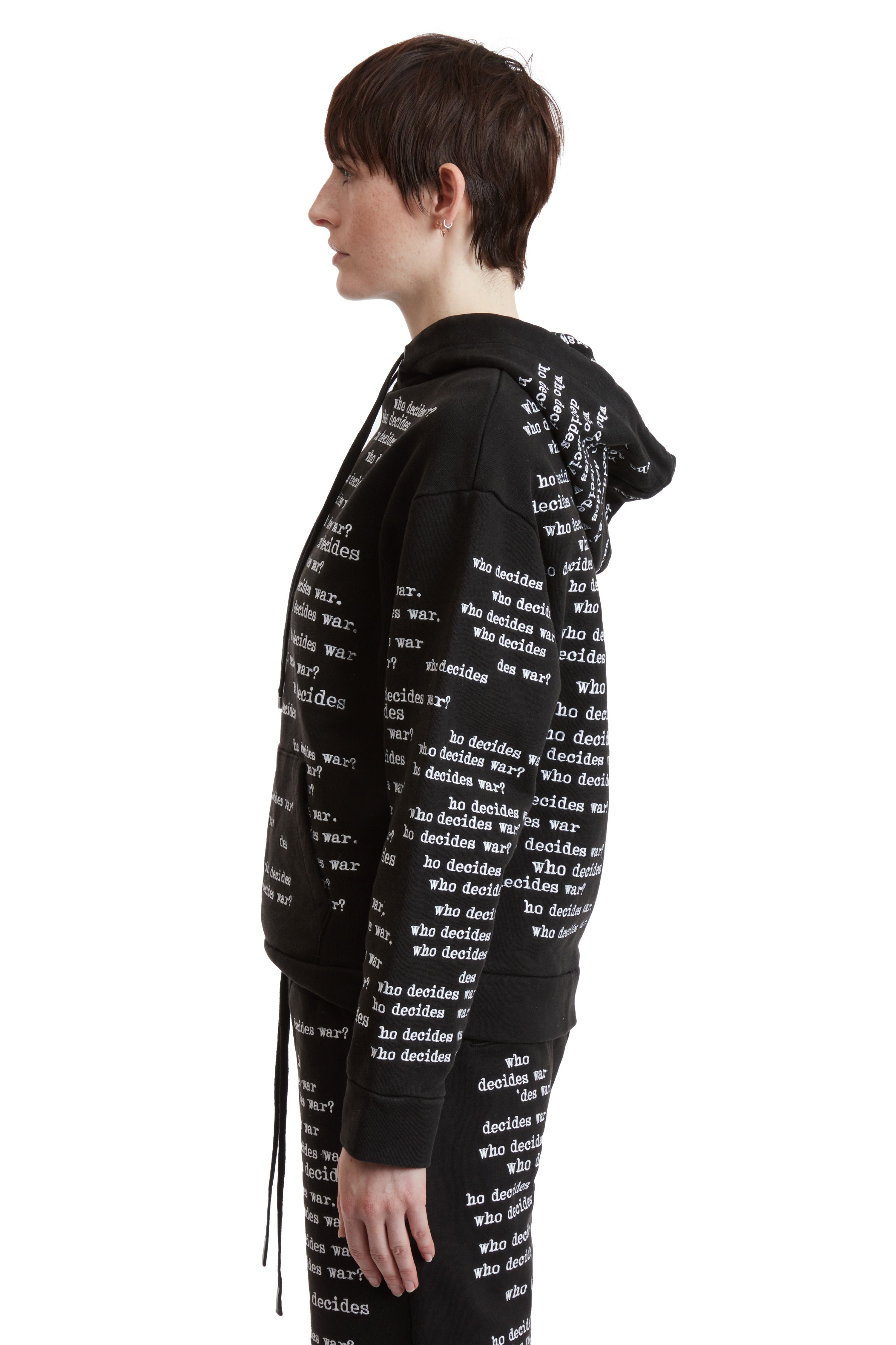 FULL-PRINT HOODED SWEATSHIRT