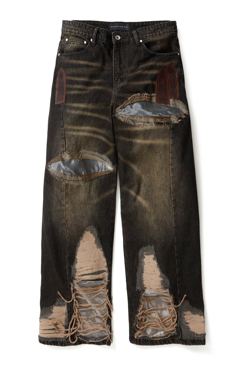 LOW RISE ORGANZA OVERLAY PANT