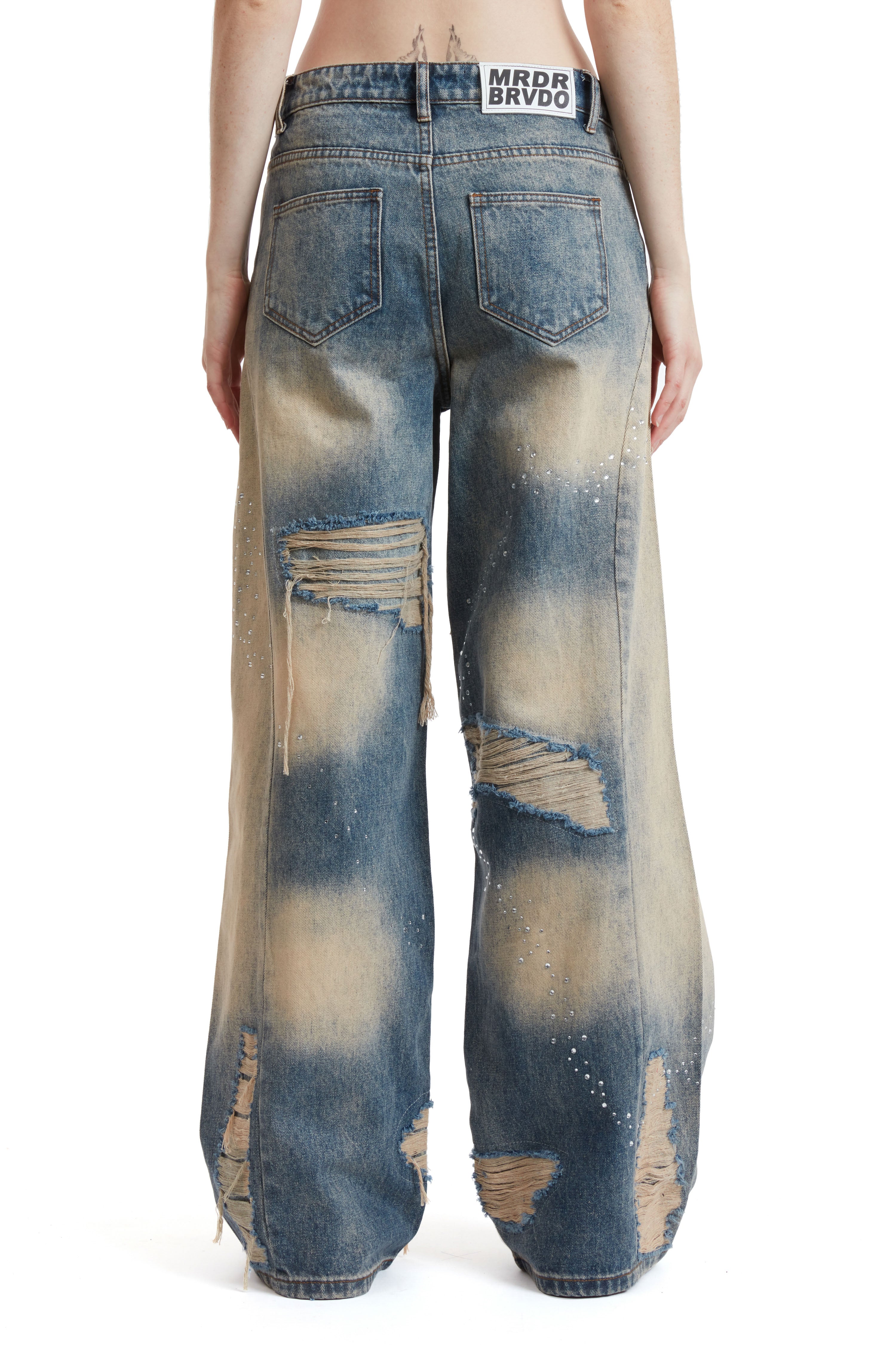 FADED STONE DENIM