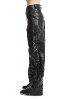 WIDE-LEG GROMMET PANT