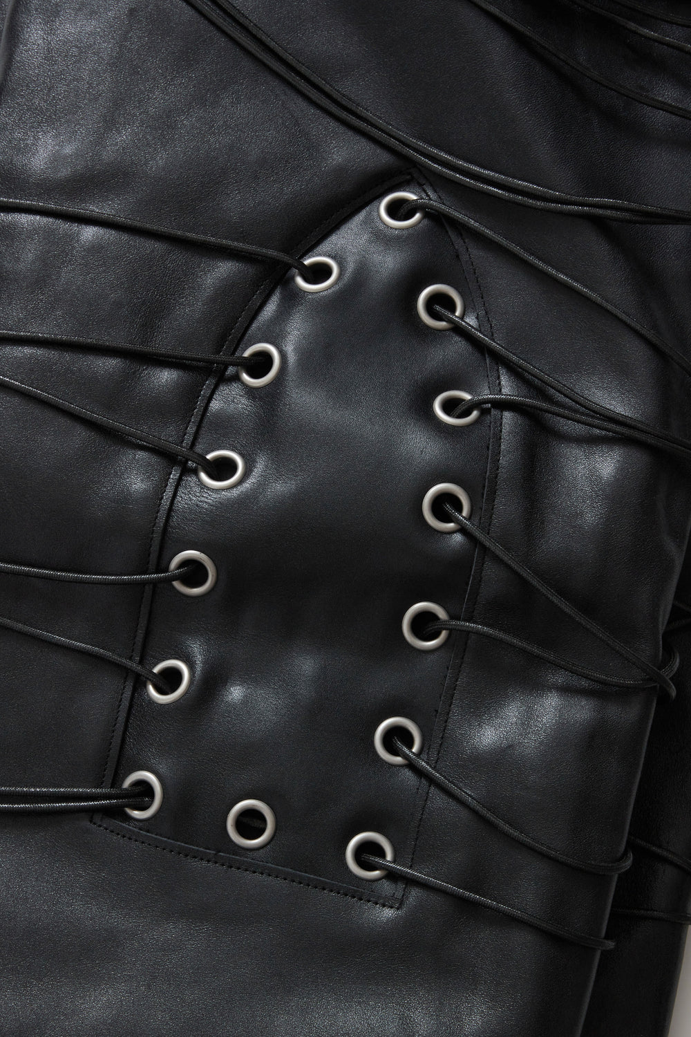 WIDE-LEG GROMMET PANT