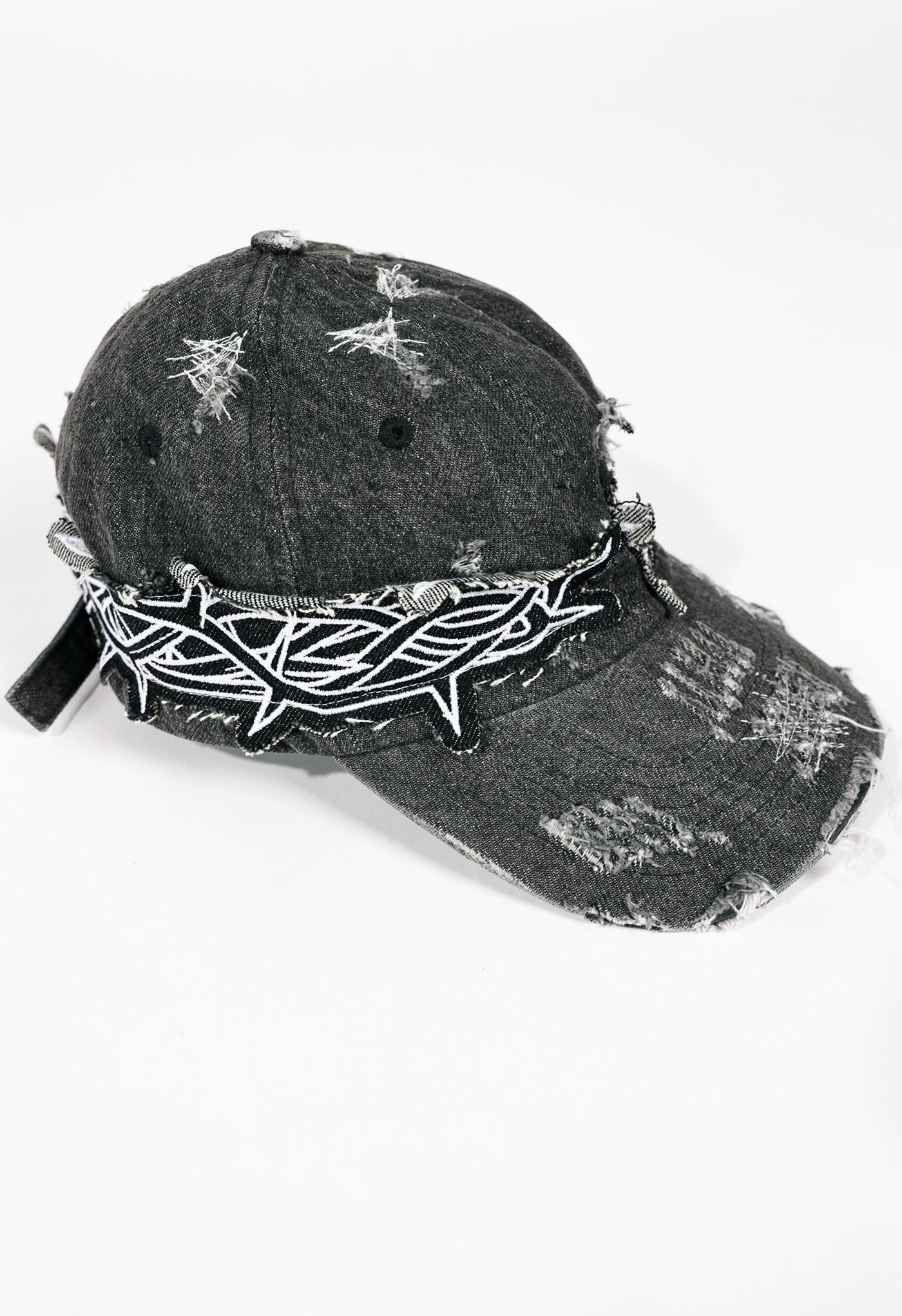 DENIM THORNED CAP